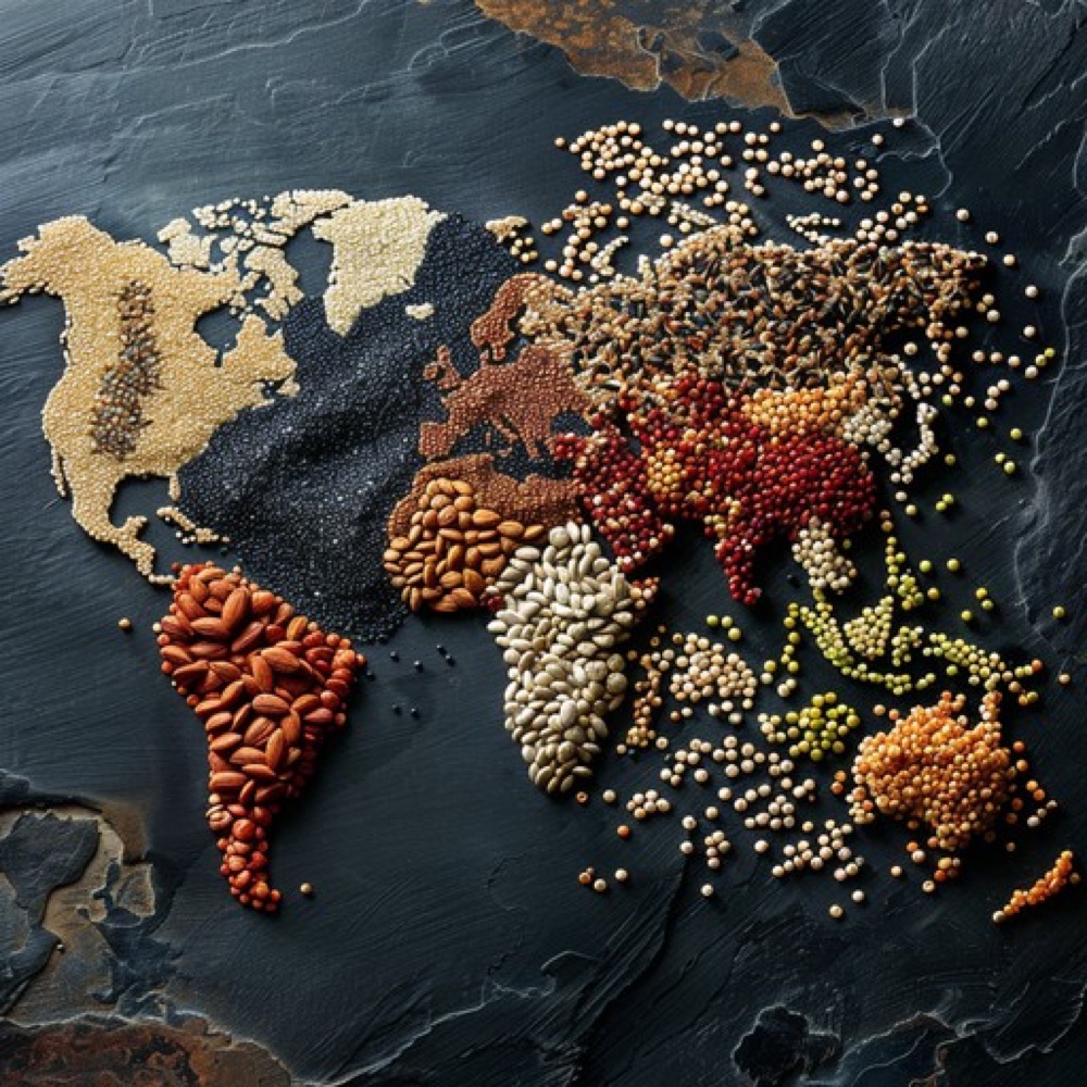 Organic agricultural grain products
